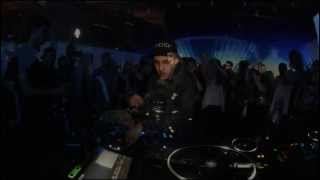 Photo of set DJ Hoodboi.