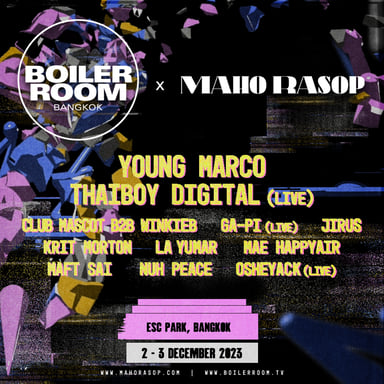 Flyer for event Maho Rasop Festival | Day 2.