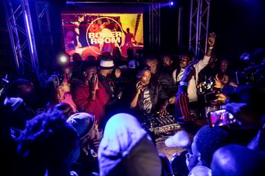 Photo of set DJ Lag.