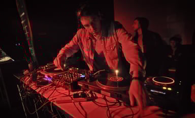 Photo of set Jon Rust.