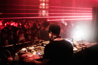 Photo of set DJ Godfather.