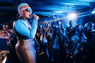 Photo of set Femi One.