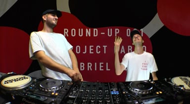 Photo of set Project Pablo + Gabriel Szatan.