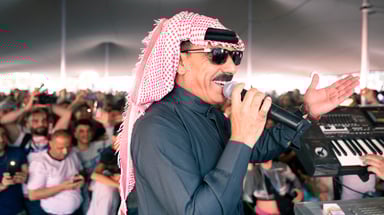 Photo of set Omar Souleyman.