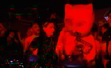Photo of set Skrillex.