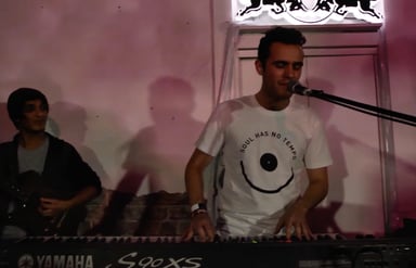 Photo of set Jordan Rakei.