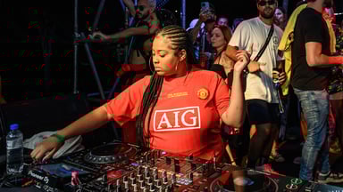 Photo of set DJ Bonekinha Iraquiana.