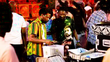 Photo of set Kebra Ethiopia Sound System.