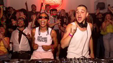 Photo of set Lil C b2b Lagoon Femshayma.