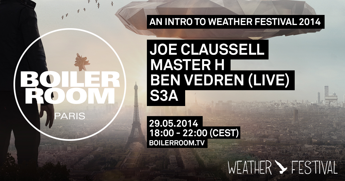 Boiler Room: An Intro To Weather Festival flyer