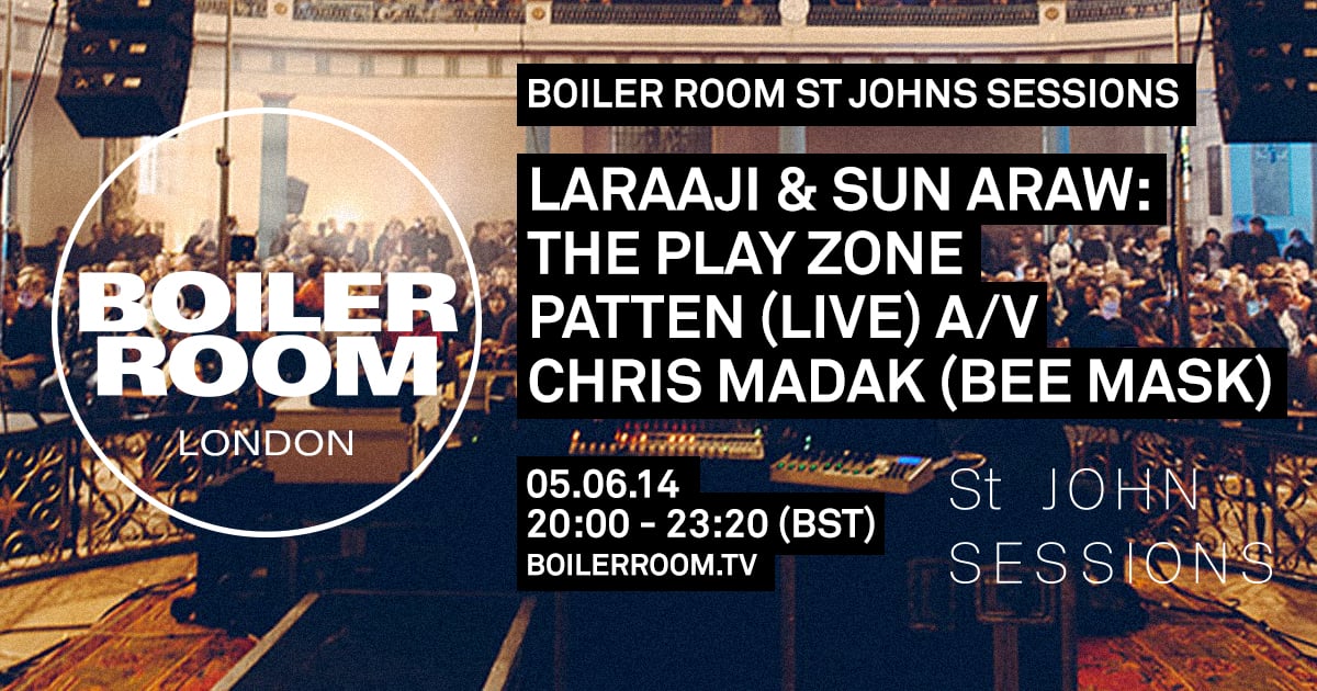 St. Johns Sessions: Laraaji & Sun Araw - The Play Zone flyer