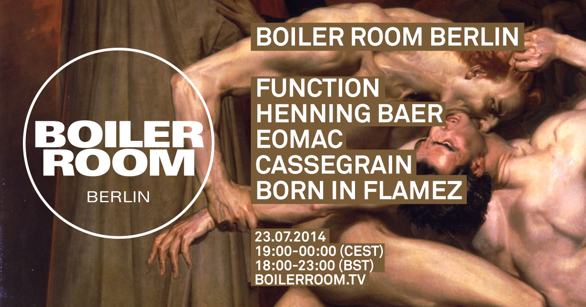 Berlin: Function, Henning Baer, Eomac, Cassegrain, Born in Flamez flyer