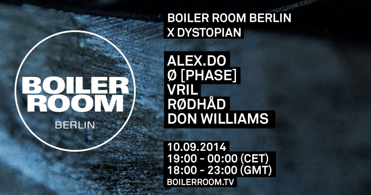 Berlin: Dystopian Records flyer