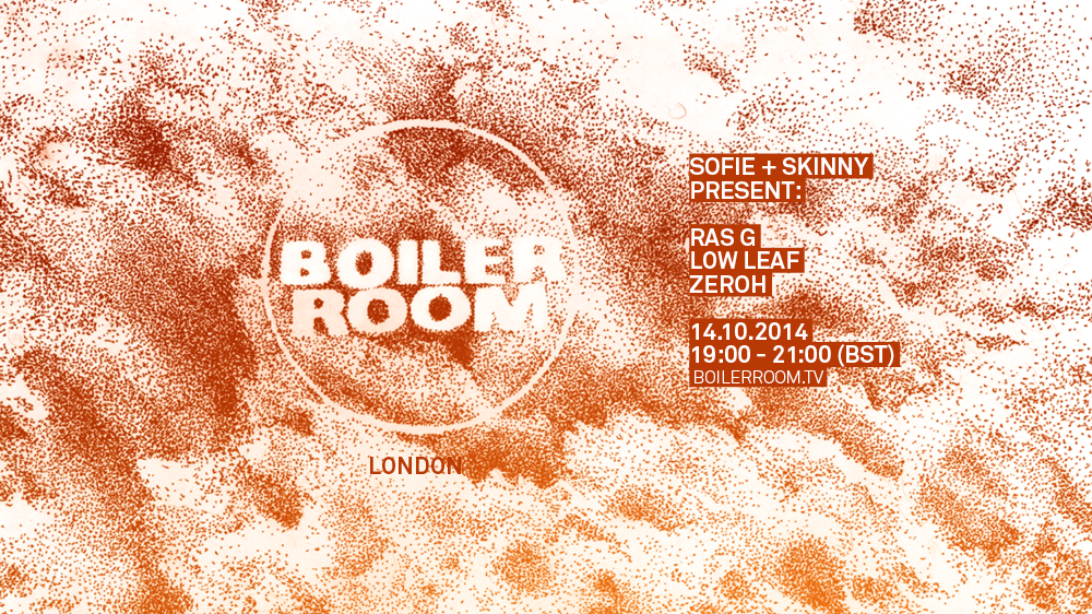 London: Ras G, Low Leaf & Zeroh flyer
