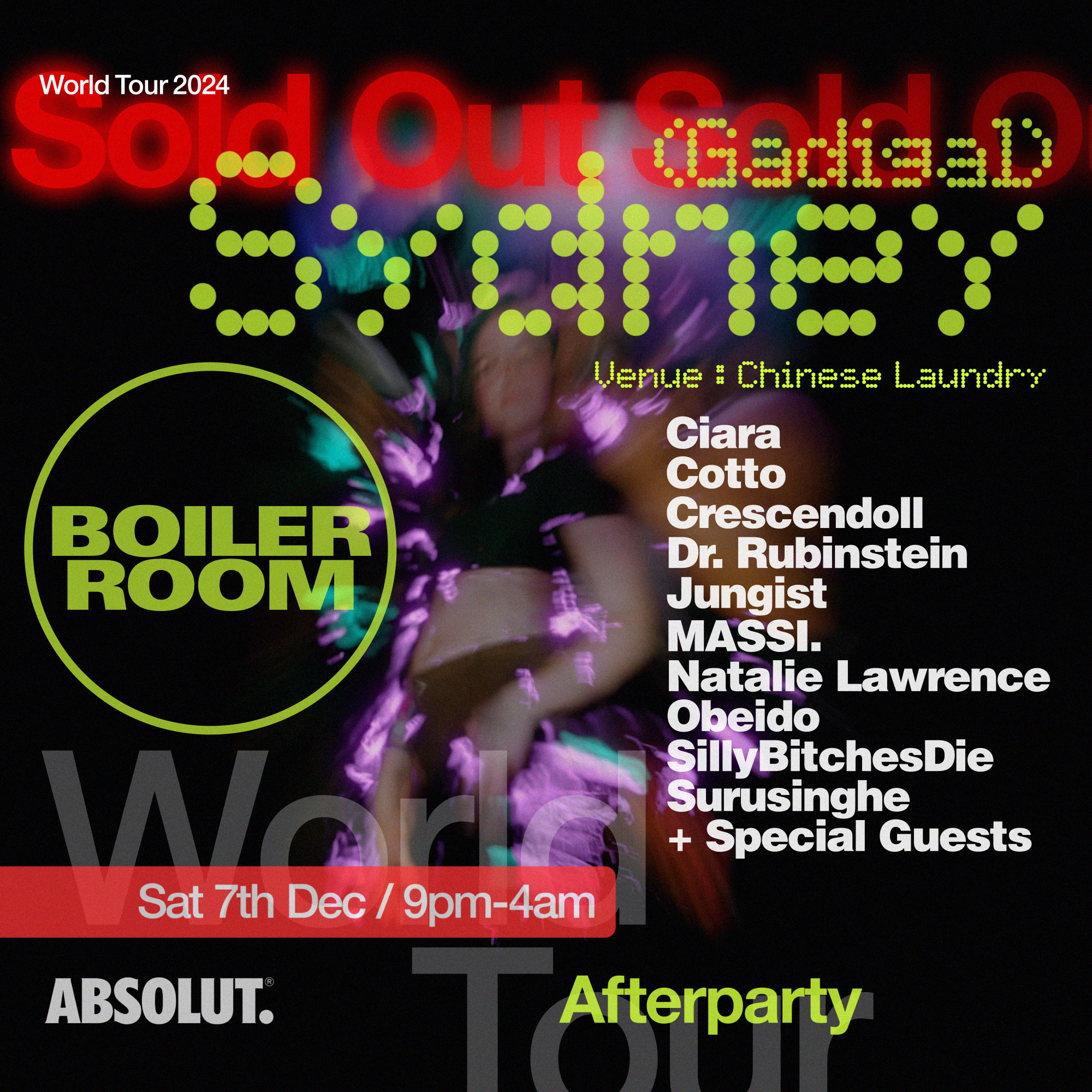 Sydney | Afterparty flyer