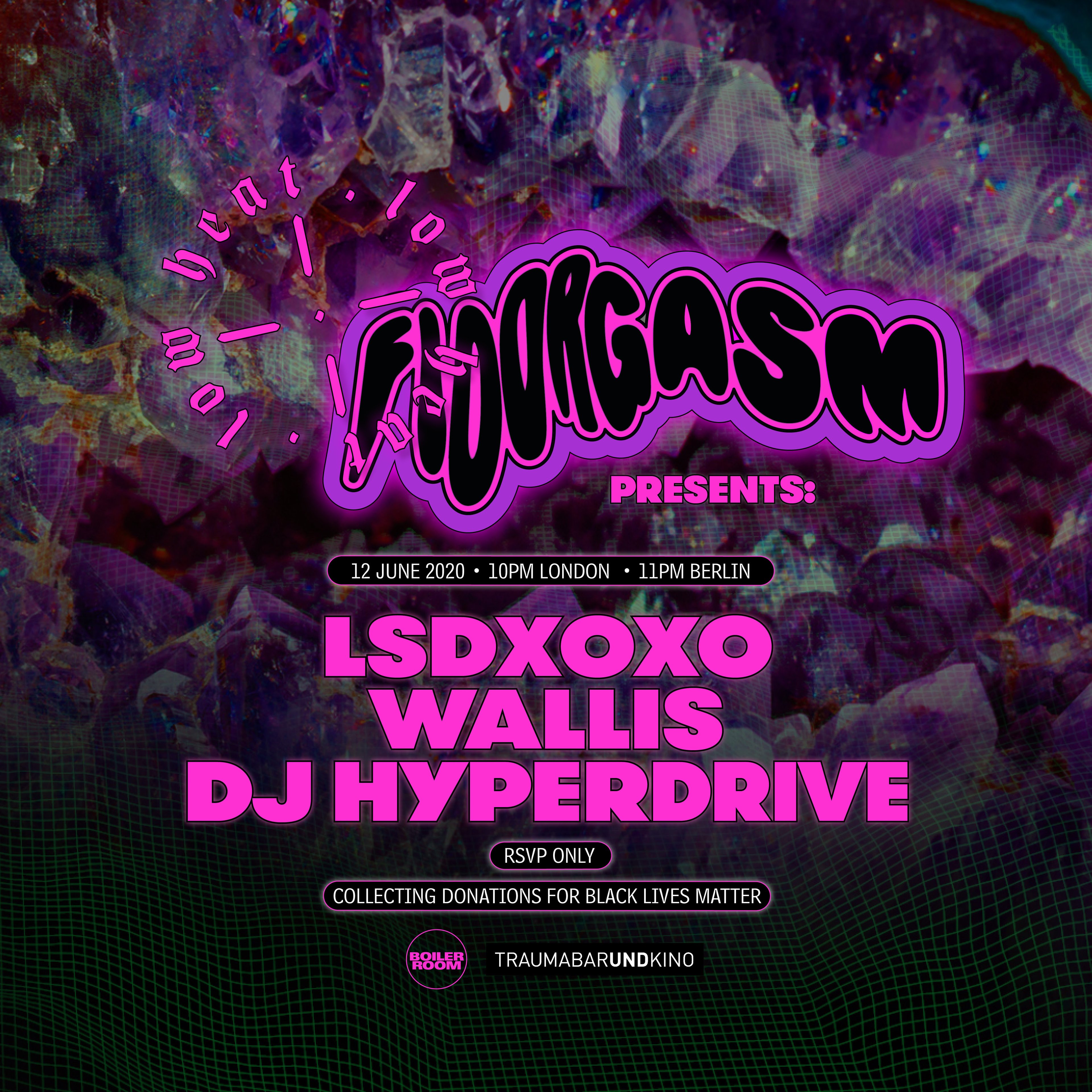 Low Heat: Floorgasm flyer
