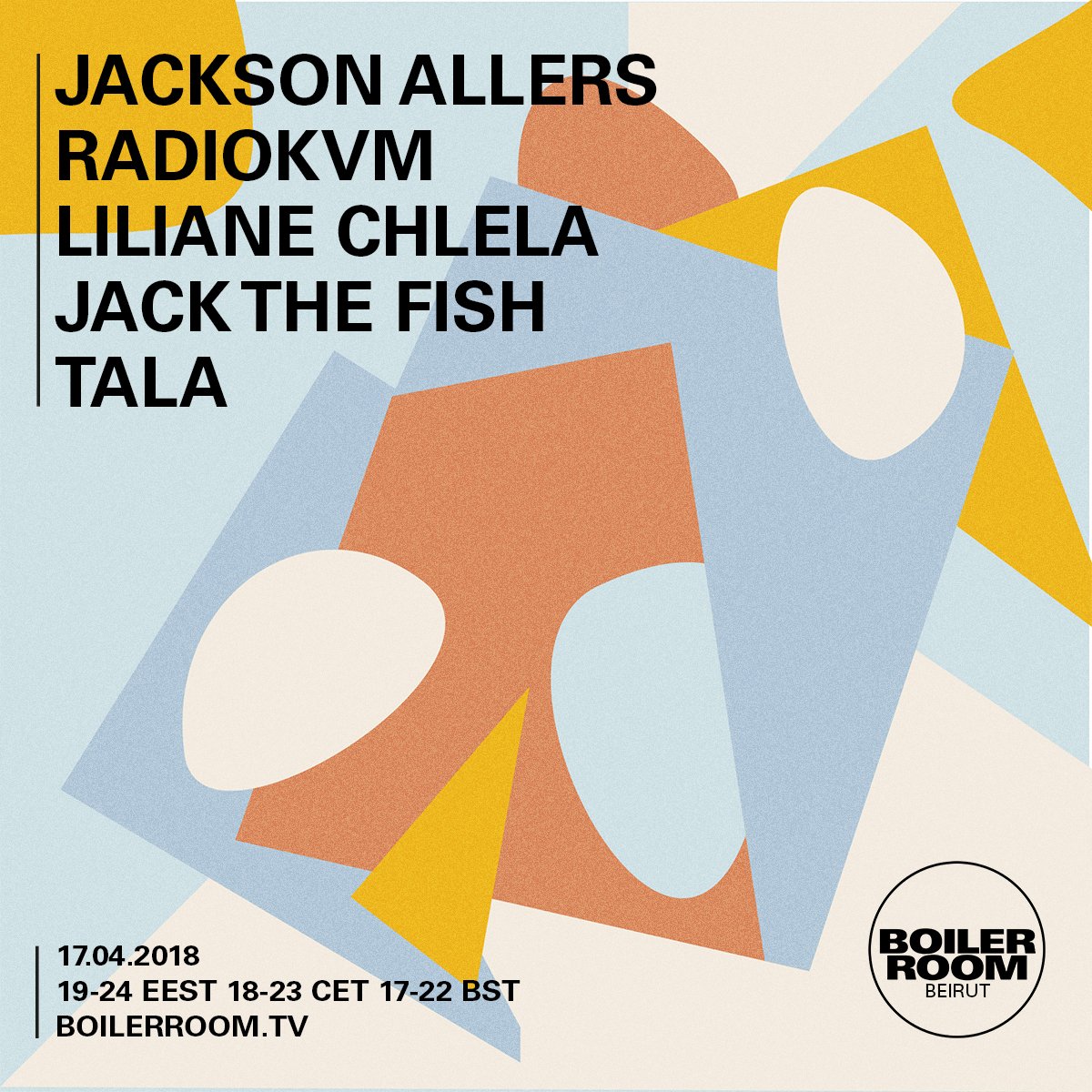 Boiler Room Beirut flyer