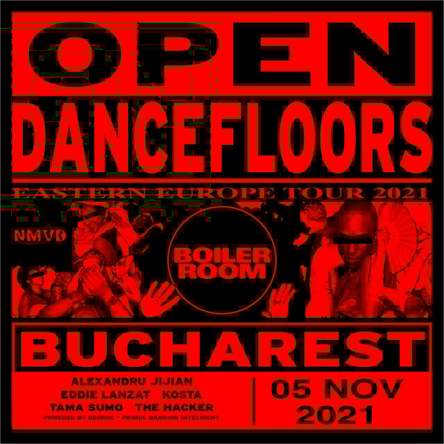Flyer for event Open Dancefloors:  Eastern Europe | Bucharest.