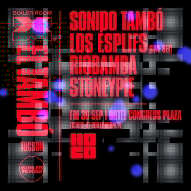 Flyer for event Boiler Room X El Tambó: Tucson.