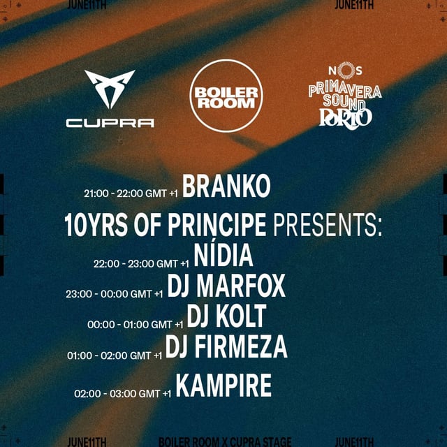 Flyer for event Primavera Sound x Cupra | Day 6.