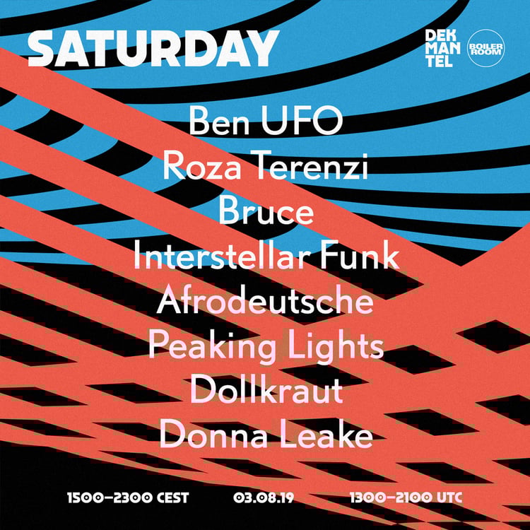 Flyer for event Dekmantel 2019: Saturday.