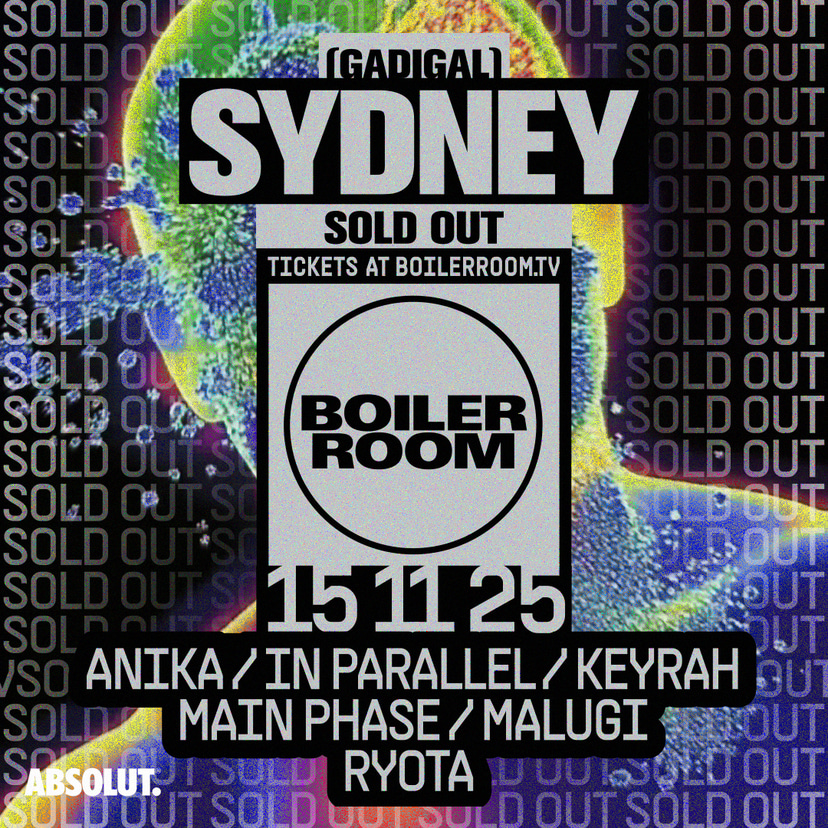 Flyer for event Sydney.