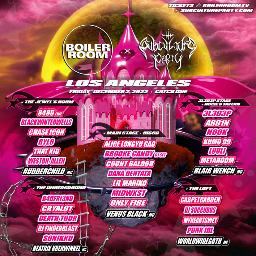 Flyer for event Subculture Party | Day 1.