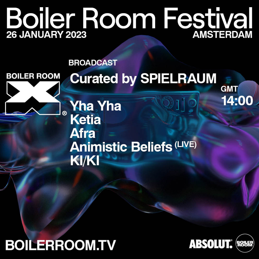 Flyer for event Boiler Room Festival Amsterdam: X SPIELRAUM.