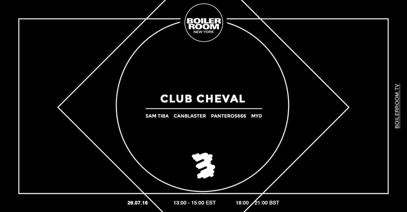 Flyer for event Club cheval "Studio Session".