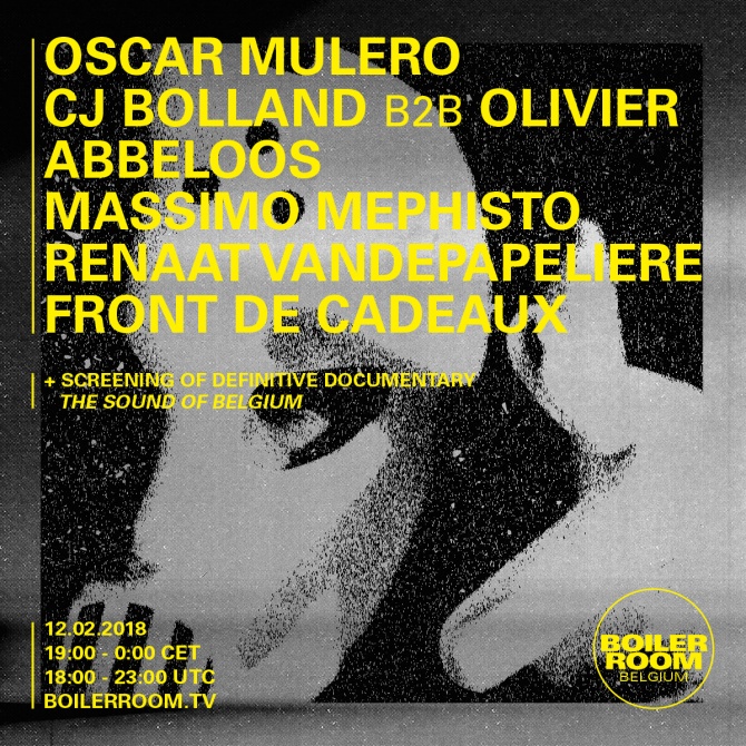 Flyer for event The Sound of Belgium.