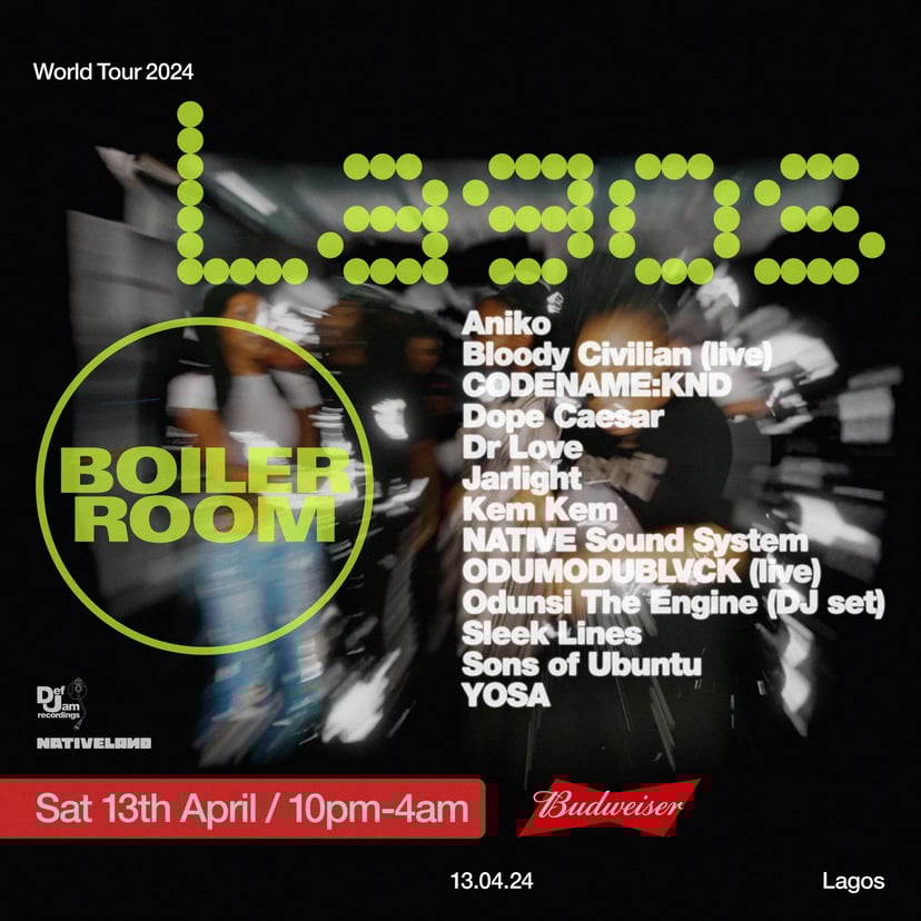 Flyer for event Lagos.