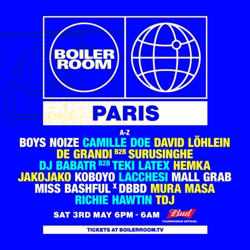 Flyer for event Paris | Saturday.