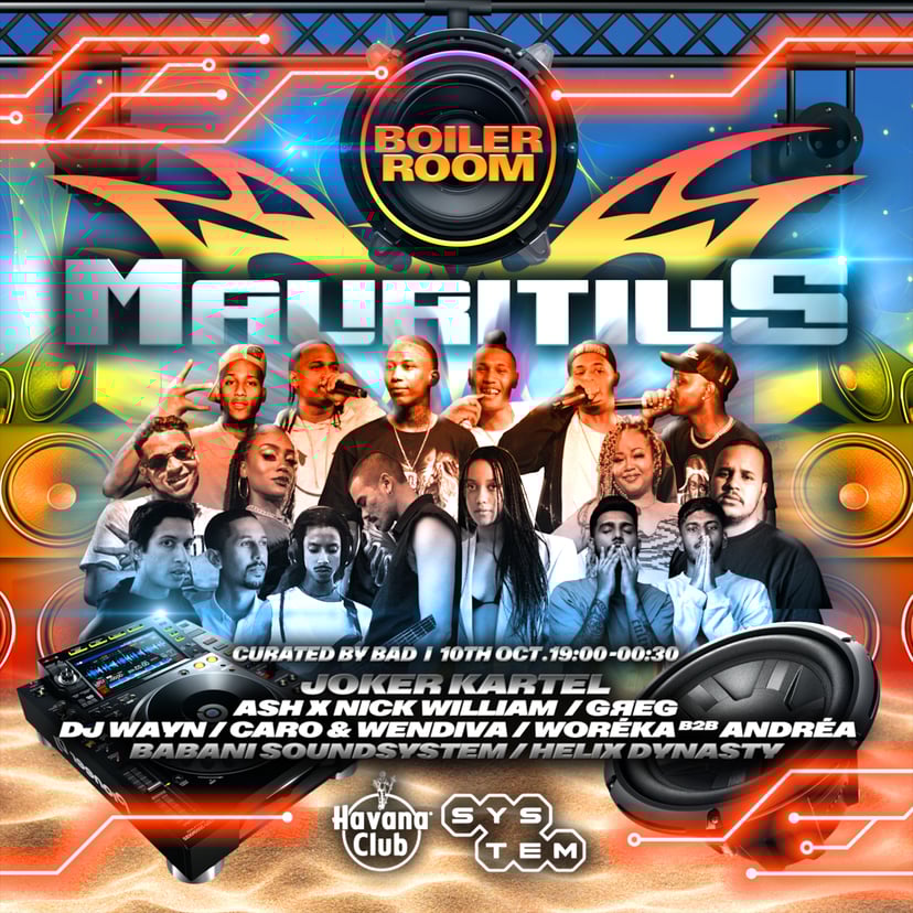 Flyer for event System: Mauritius.