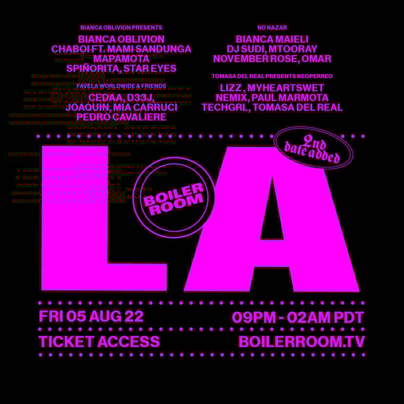 Flyer for event Boiler Room: LA | Day 1.