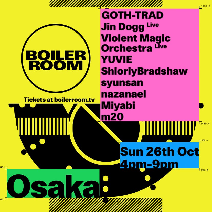 Flyer for event Osaka.
