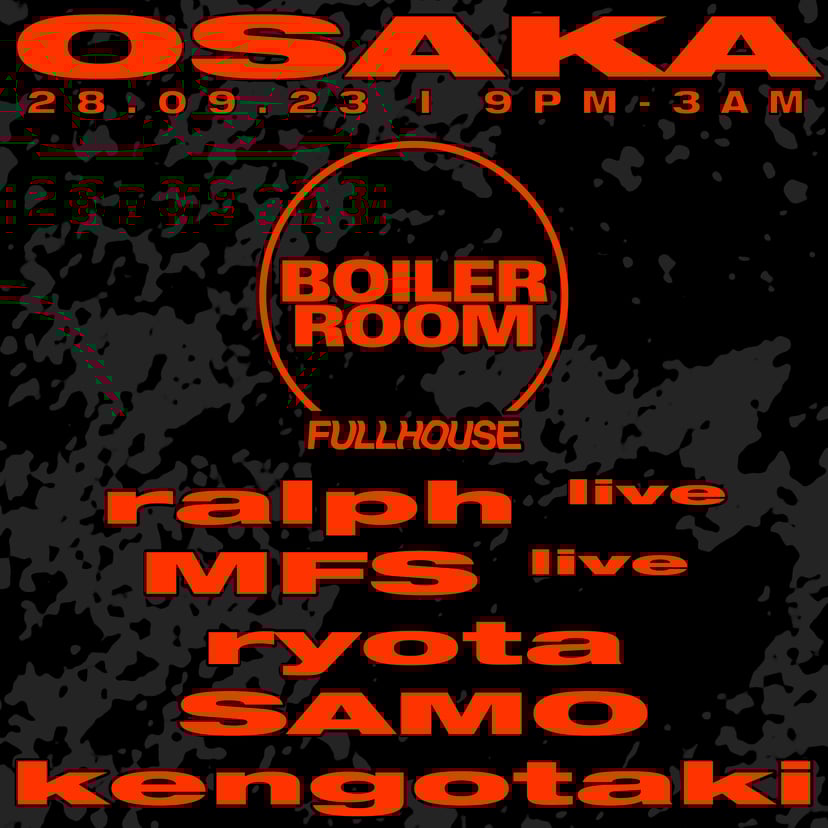 Flyer for event Osaka: FULLHOUSE.